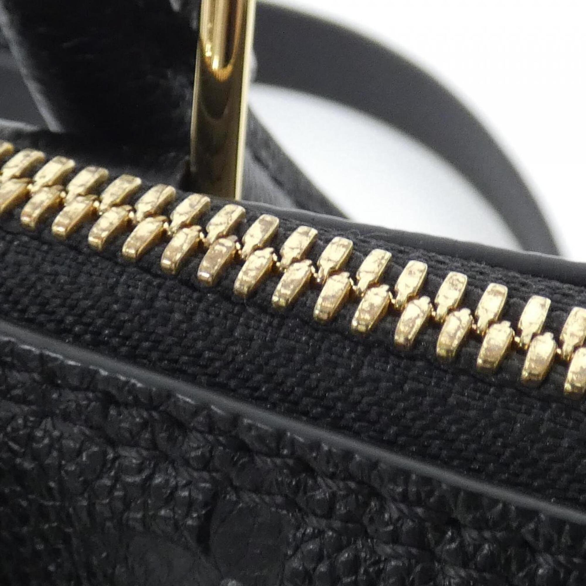 Louis Vuitton Black Monogram Leather Handbag (Pre-Owned)