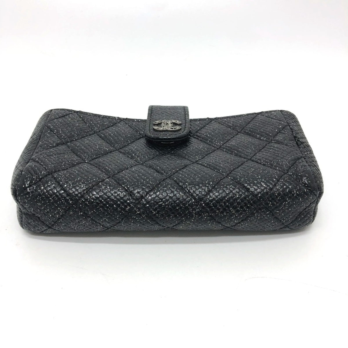 Chanel Black Leather Pouch (Pre-Owned)