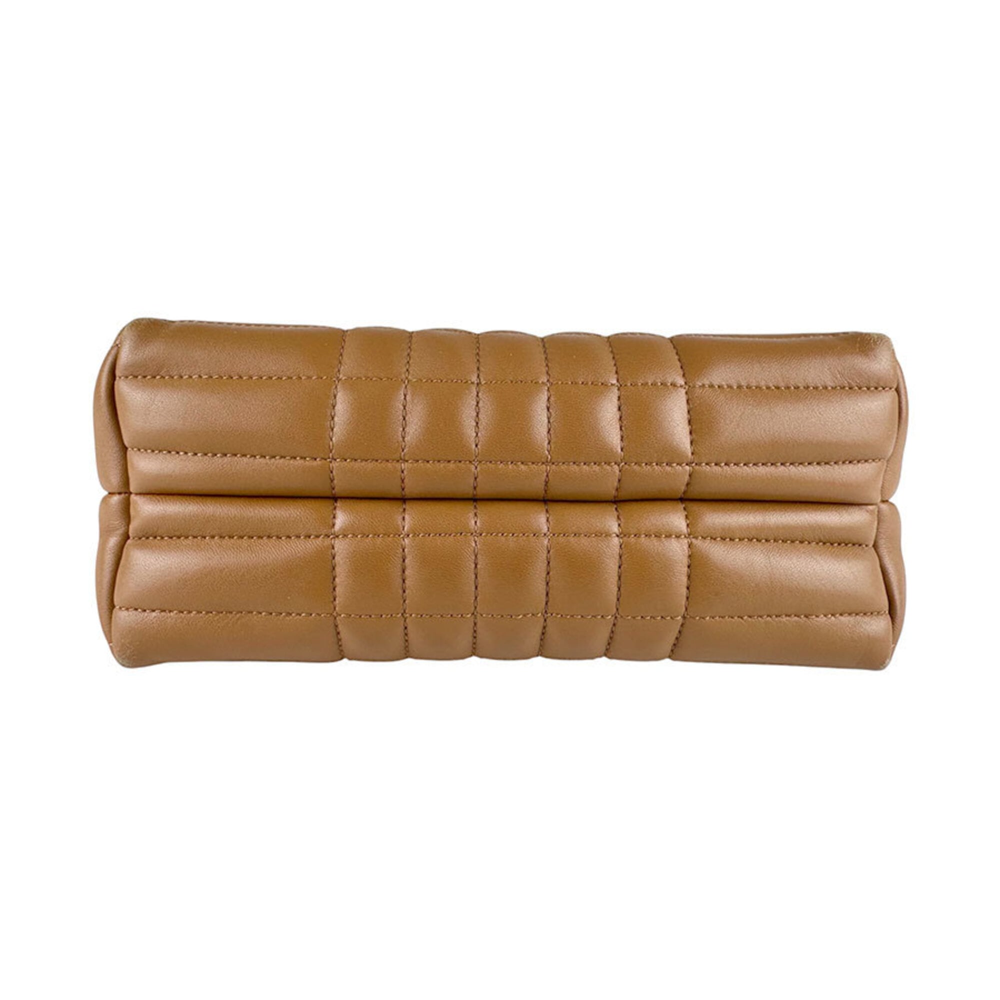 Burberry Camel Leather Shoulder Bag (Pre-Owned)