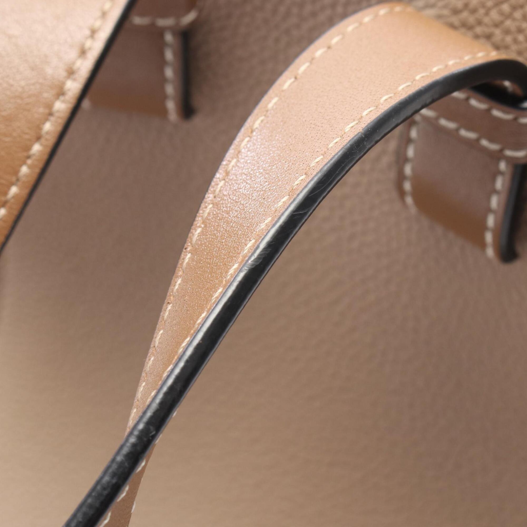 Loewe Beige Leather Handbag (Pre-Owned)