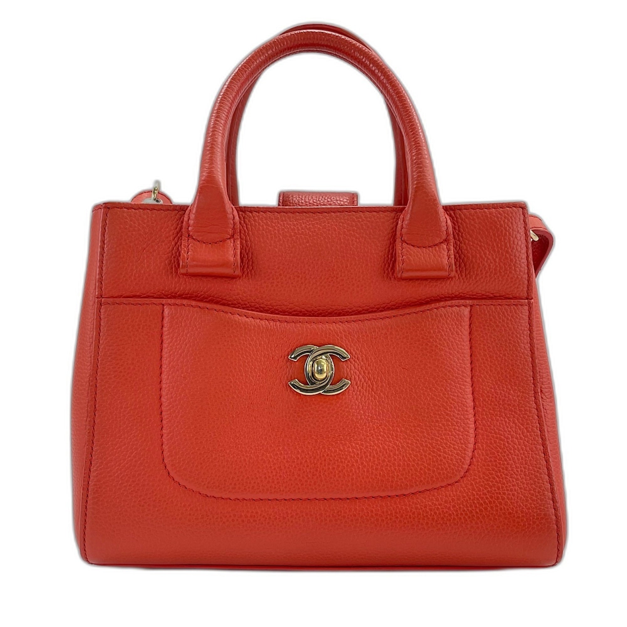 Chanel Red Color Handbag (Pre-Owned)