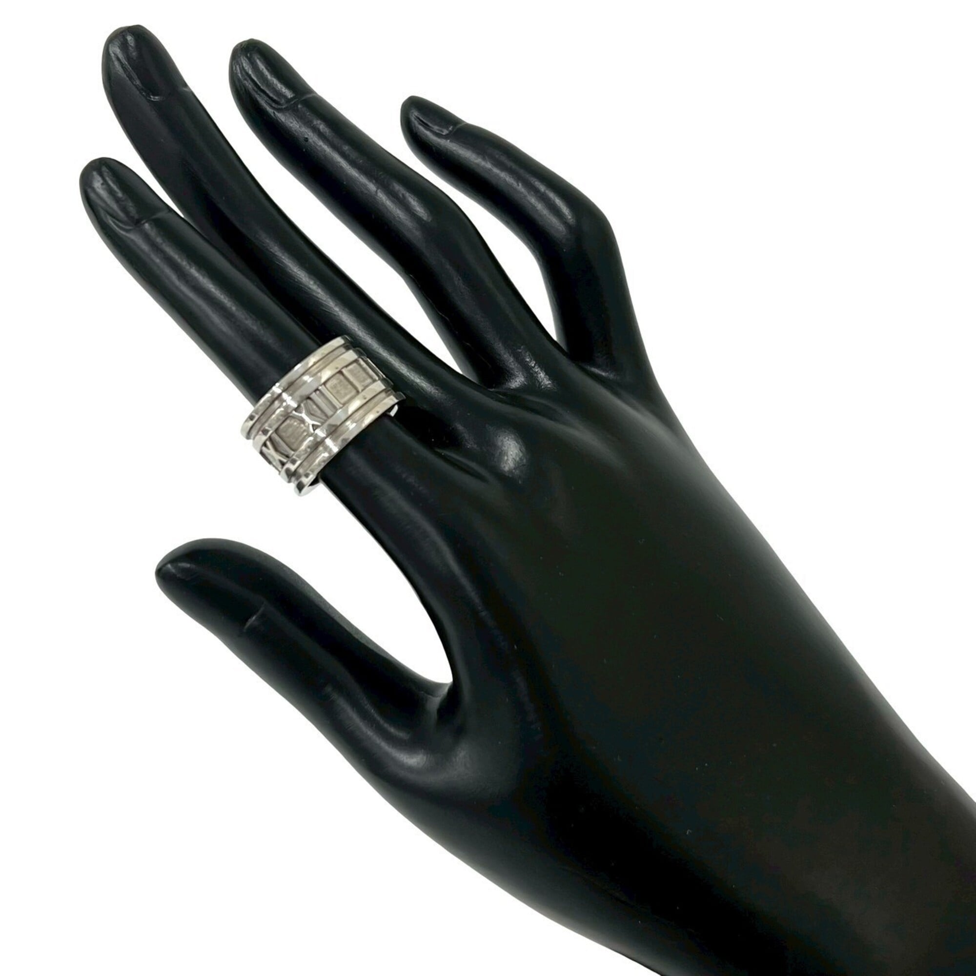 Tiffany Silver Silver 925 Band Ring (Pre-Owned)