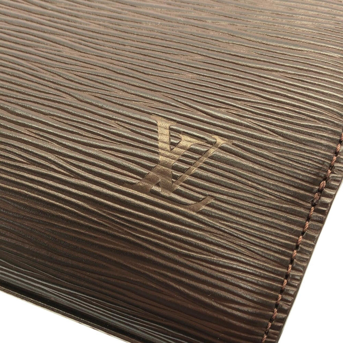 Louis Vuitton Mocha Leather Handbag (Pre-Owned)
