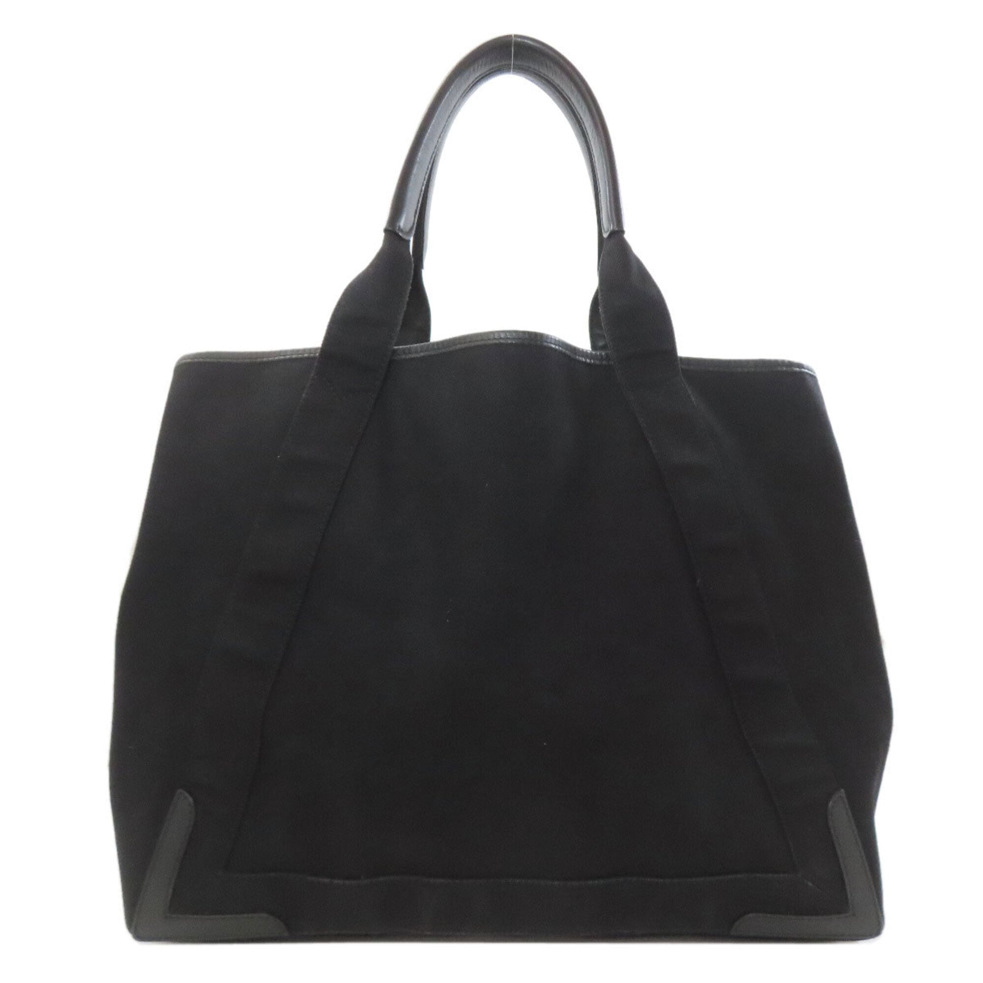 Balenciaga Black Canvas Pouch Tote Bag (Pre-Owned)