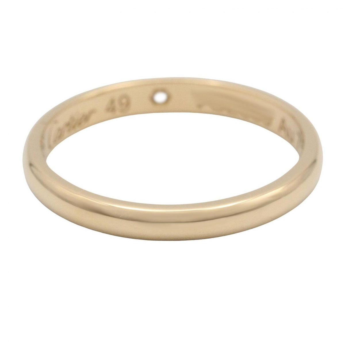 Cartier Gold Clear Yellow Gold (18K) Band Ring (Pre-Owned)