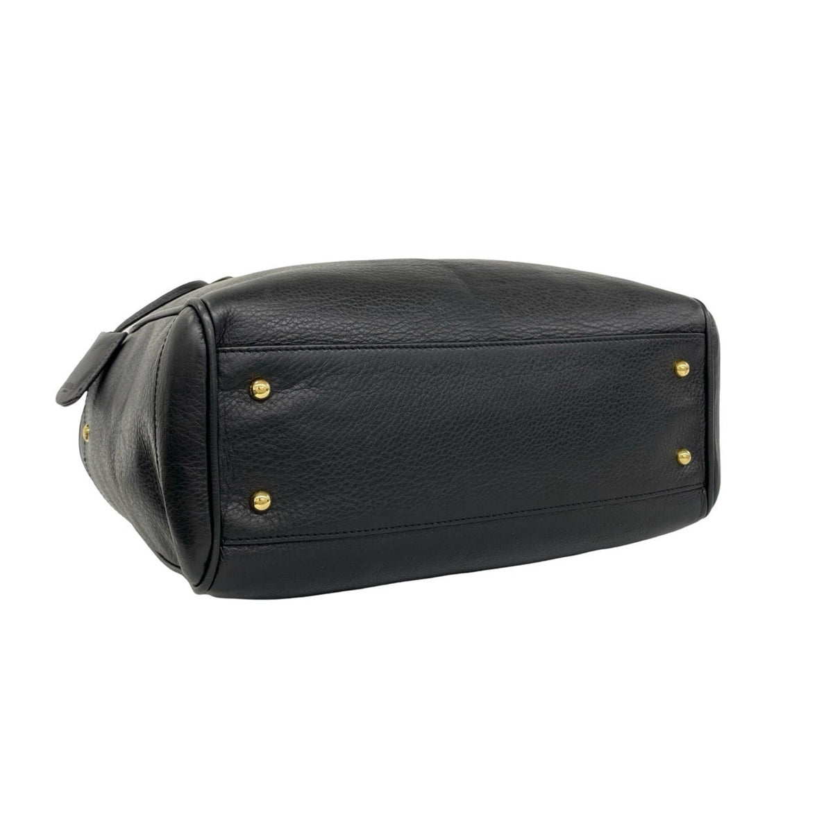 Loewe Black Leather Handbag Tote Bag (Pre-Owned)