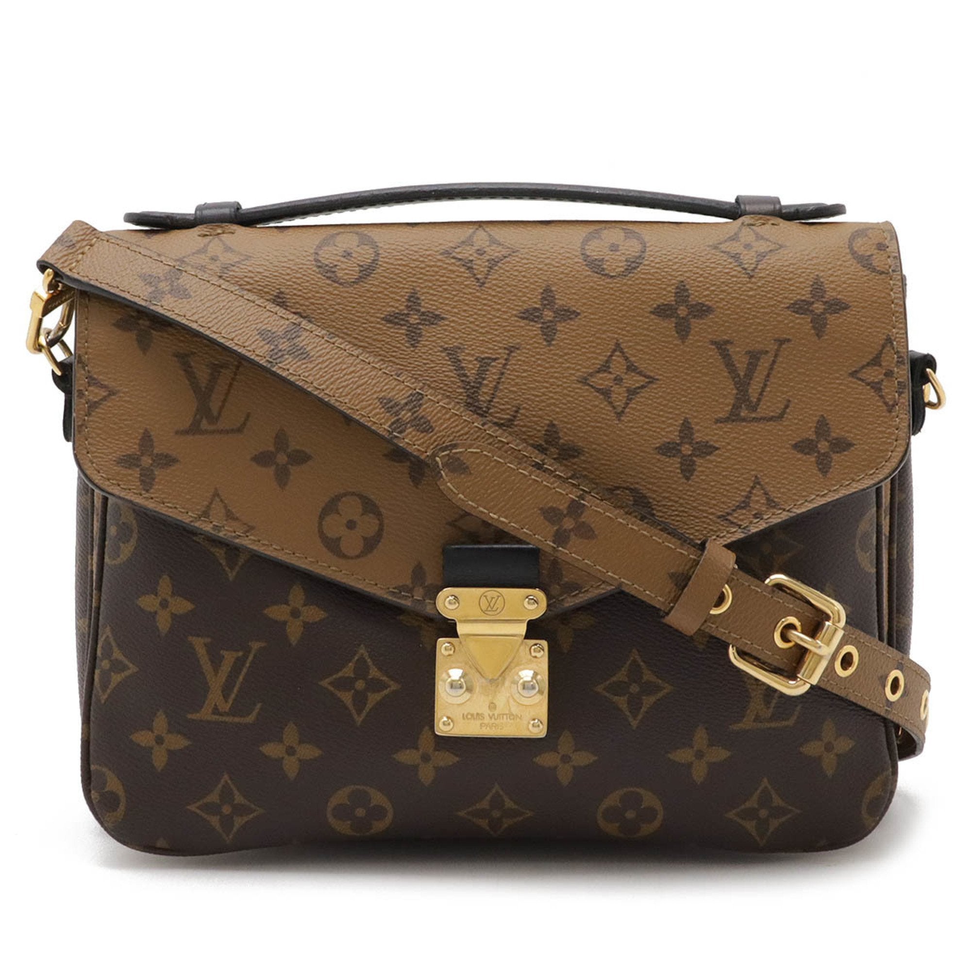 Louis Vuitton Monogram Monogram Reverse Monogram Reverse Handbag Pochette Shoulder Bag (Pre-Owned)
