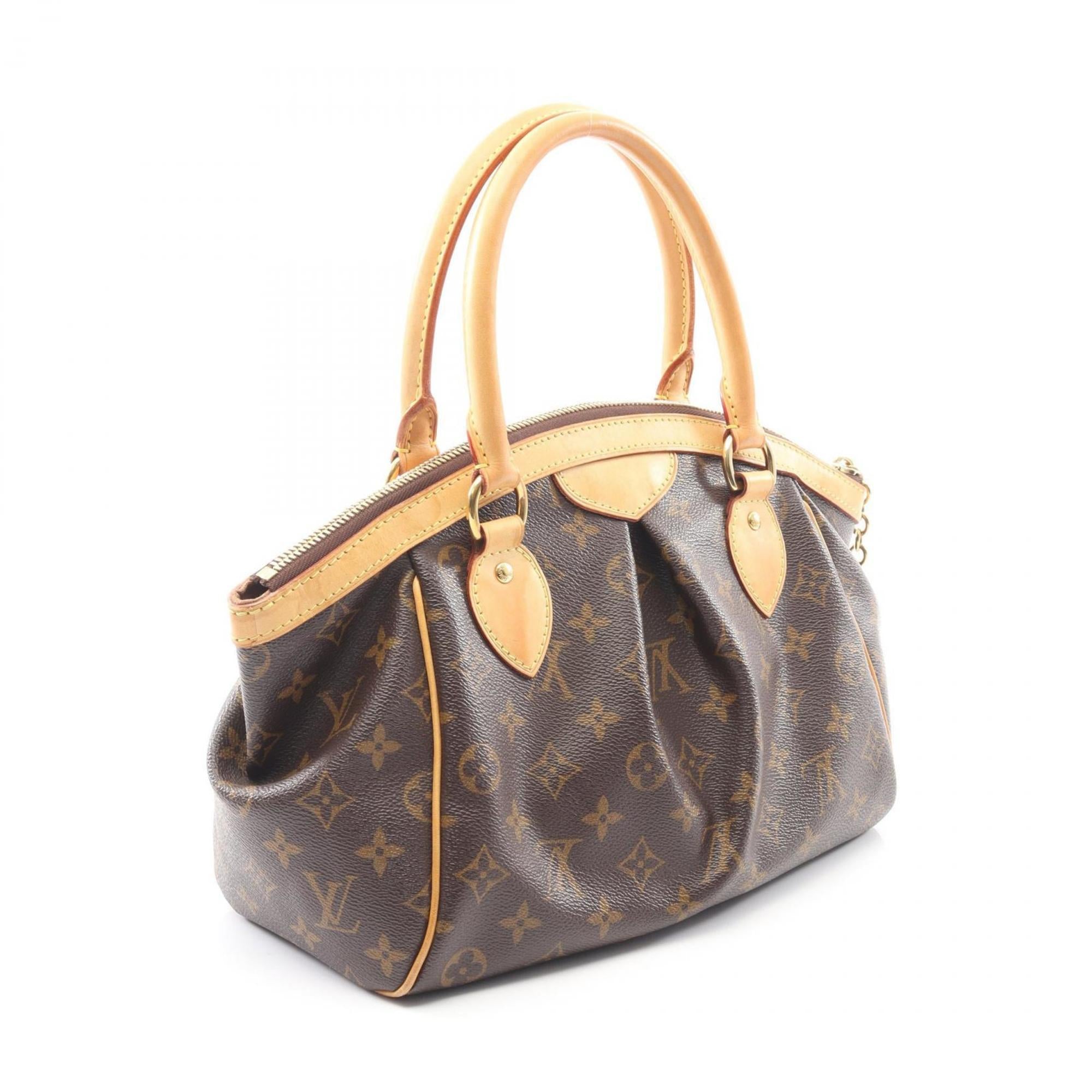 Louis Vuitton Brown Coated Canvas Leather Handbag (Pre-Owned)