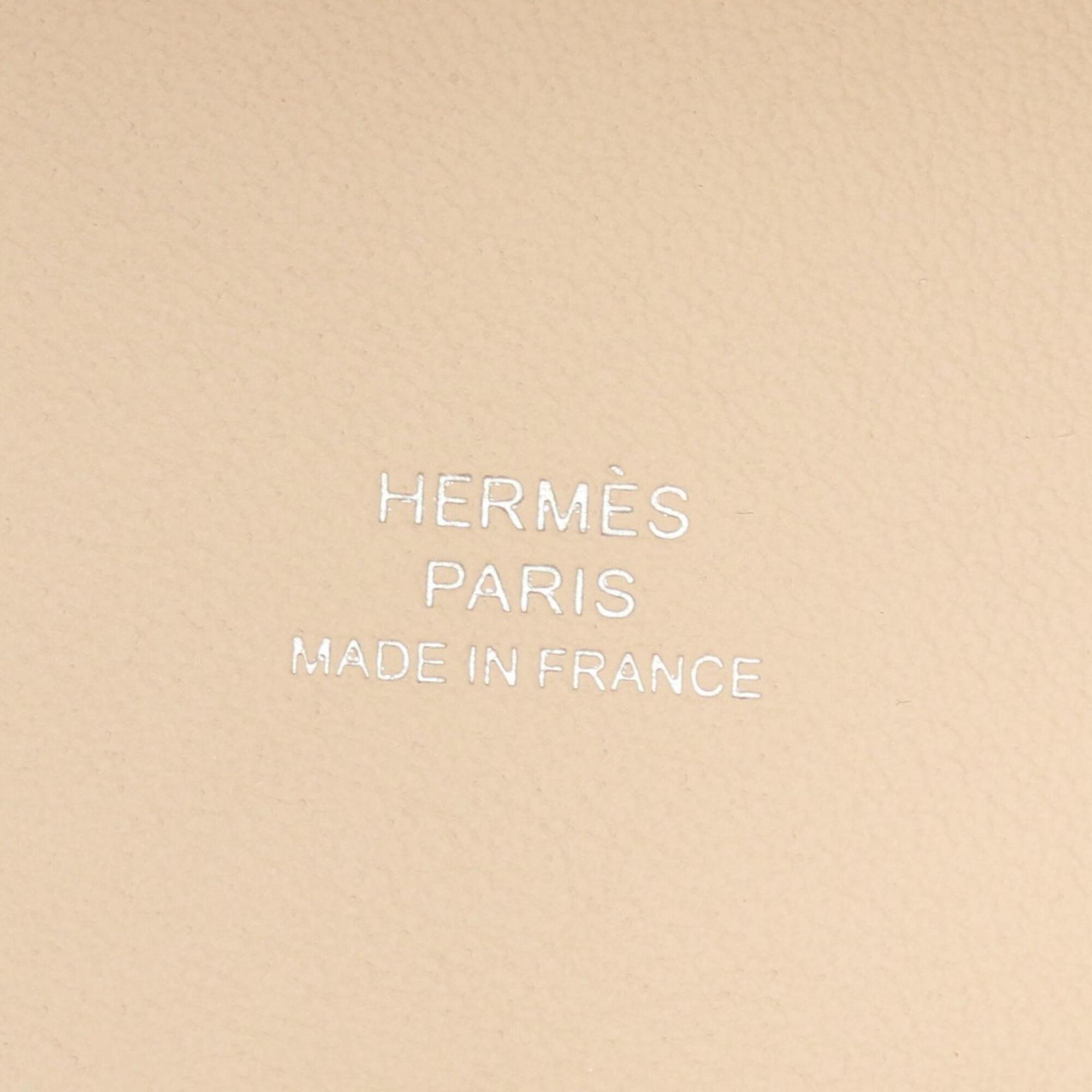 Hermes Green Ivory Swift Leather Handbag (Pre-Owned)