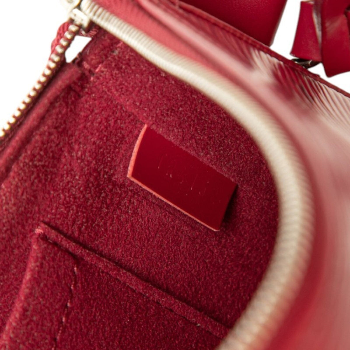 Louis Vuitton Bordeaux Leather Handbag Pochette Pouch (Pre-Owned)