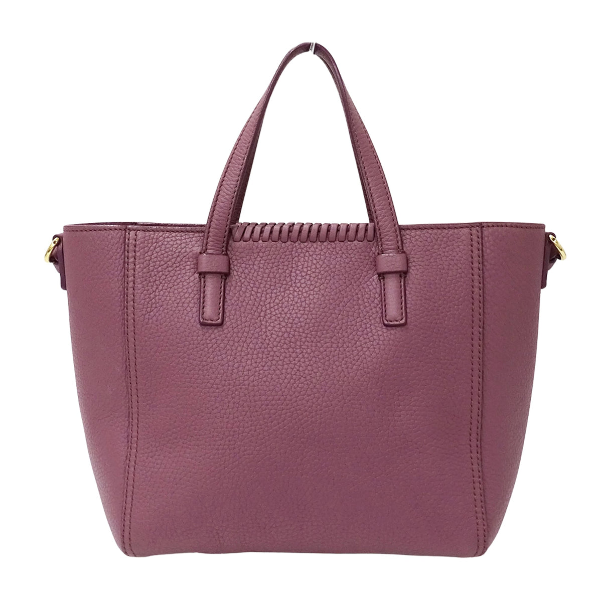 Salvatore Ferragamo Gancini Pink Purple Leather Handbag Shoulder Bag (Pre-Owned)