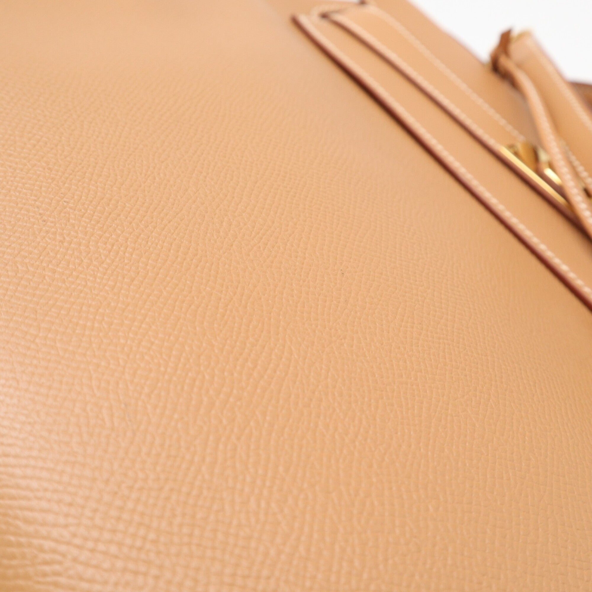 Hermes Kelly Brown Courchevel Leather Handbag (Pre-Owned)