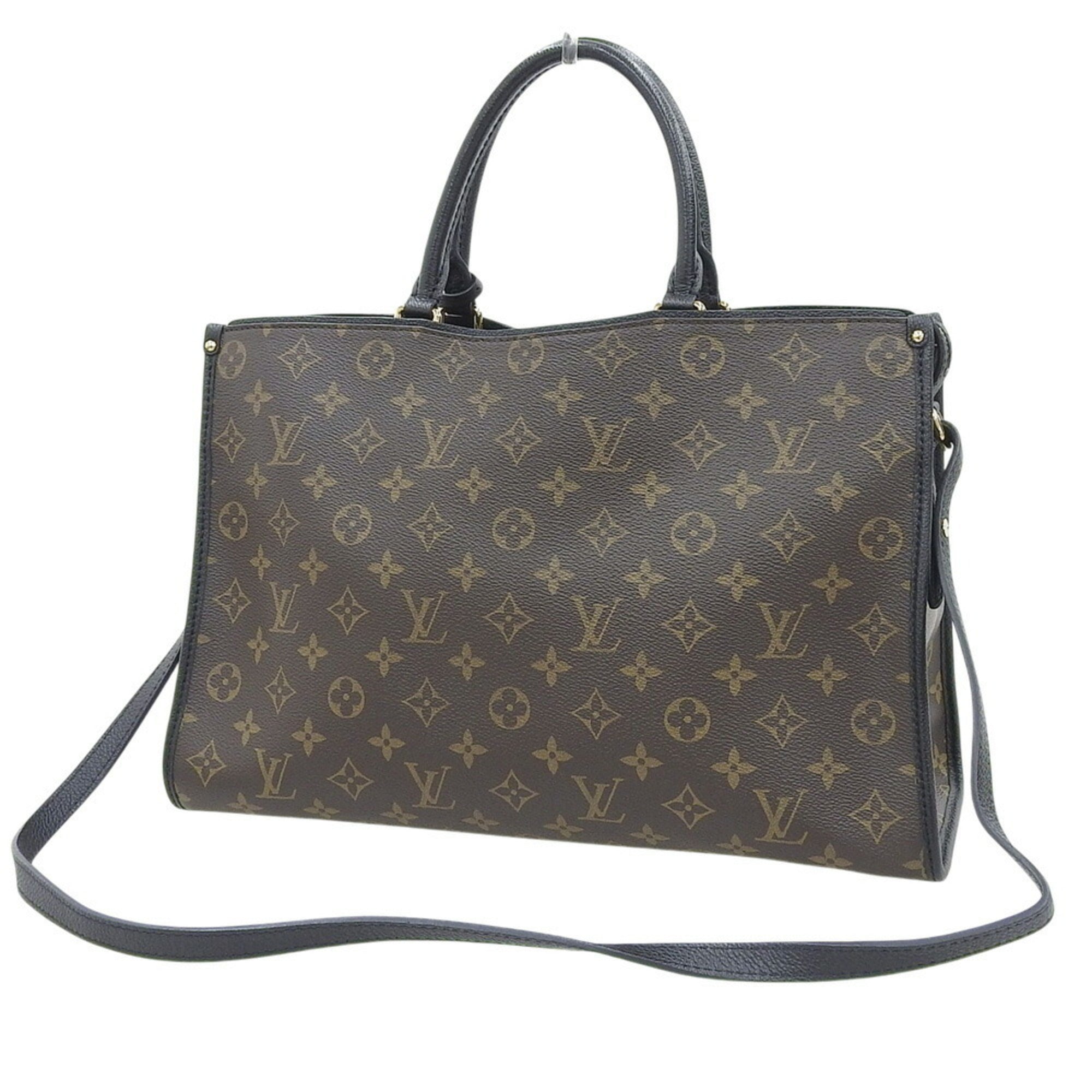 Louis Vuitton Black Noir Pvc Leather Tote Bag (Pre-Owned)