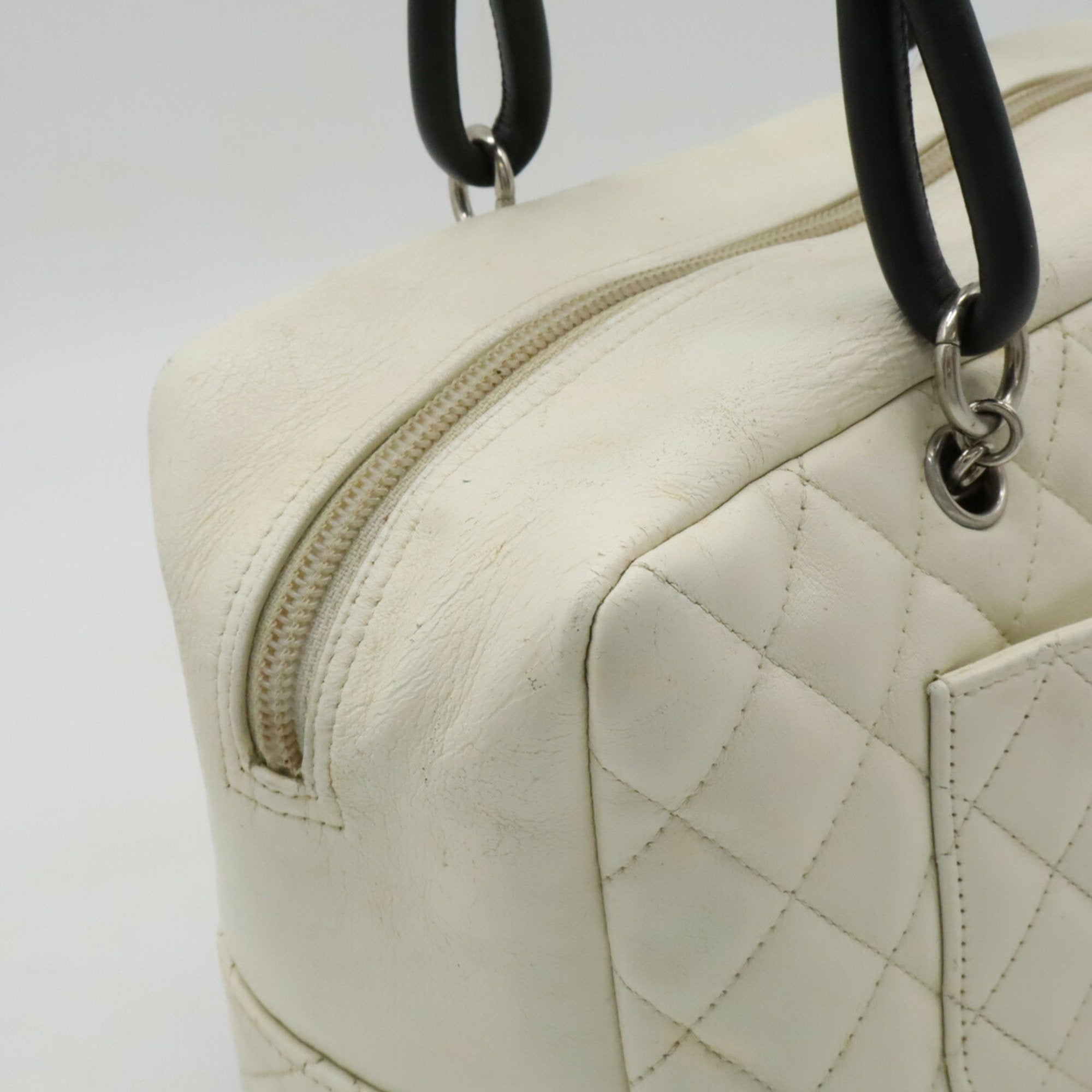 Chanel Ligne Cambon Black White Shoulder Bag (Pre-Owned)