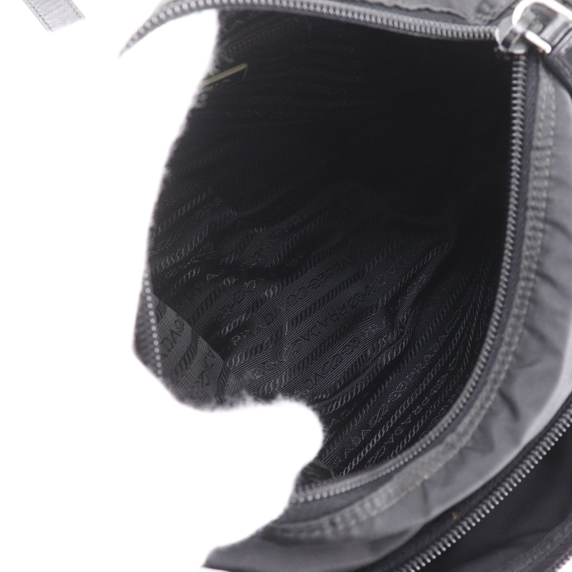 Prada Black Nylon Shoulder Bag (Pre-Owned)
