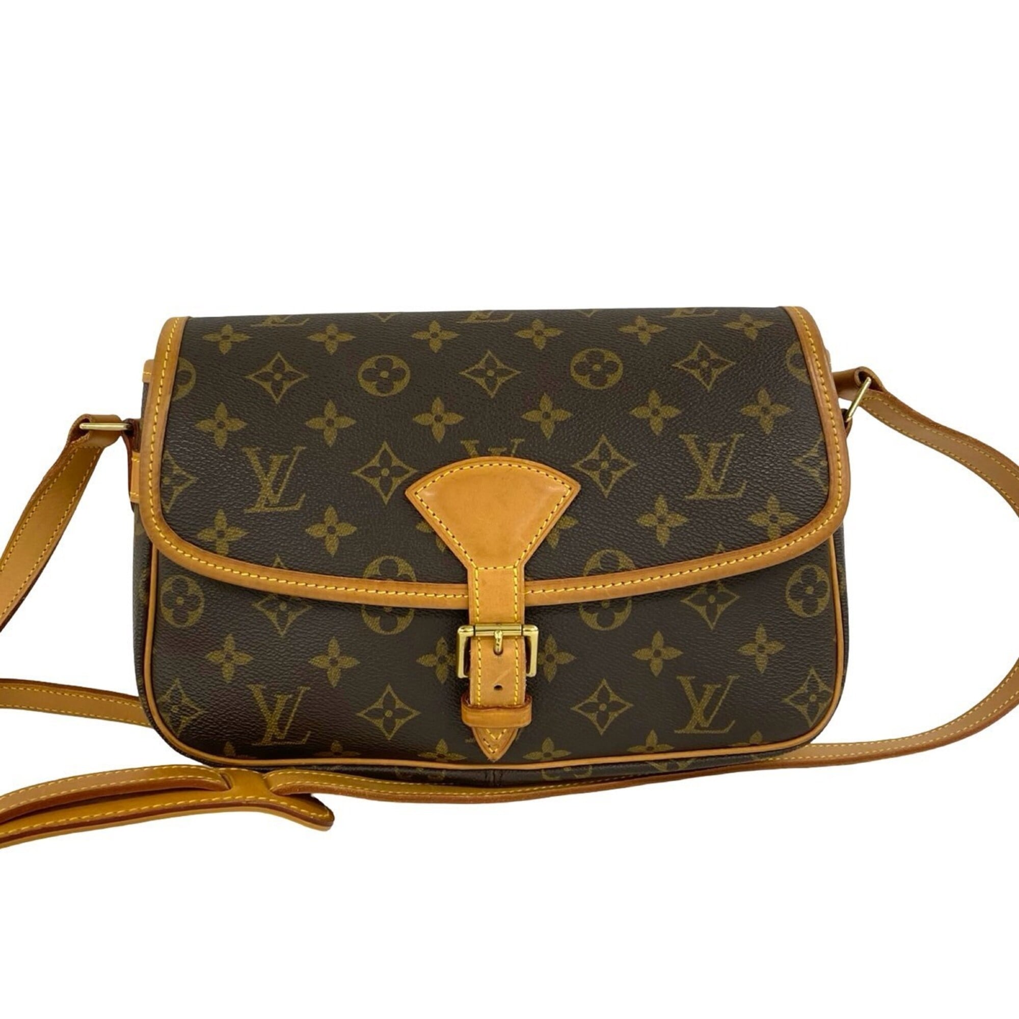 Louis Vuitton Brown Leather Pvc Pochette Shoulder Bag (Pre-Owned)