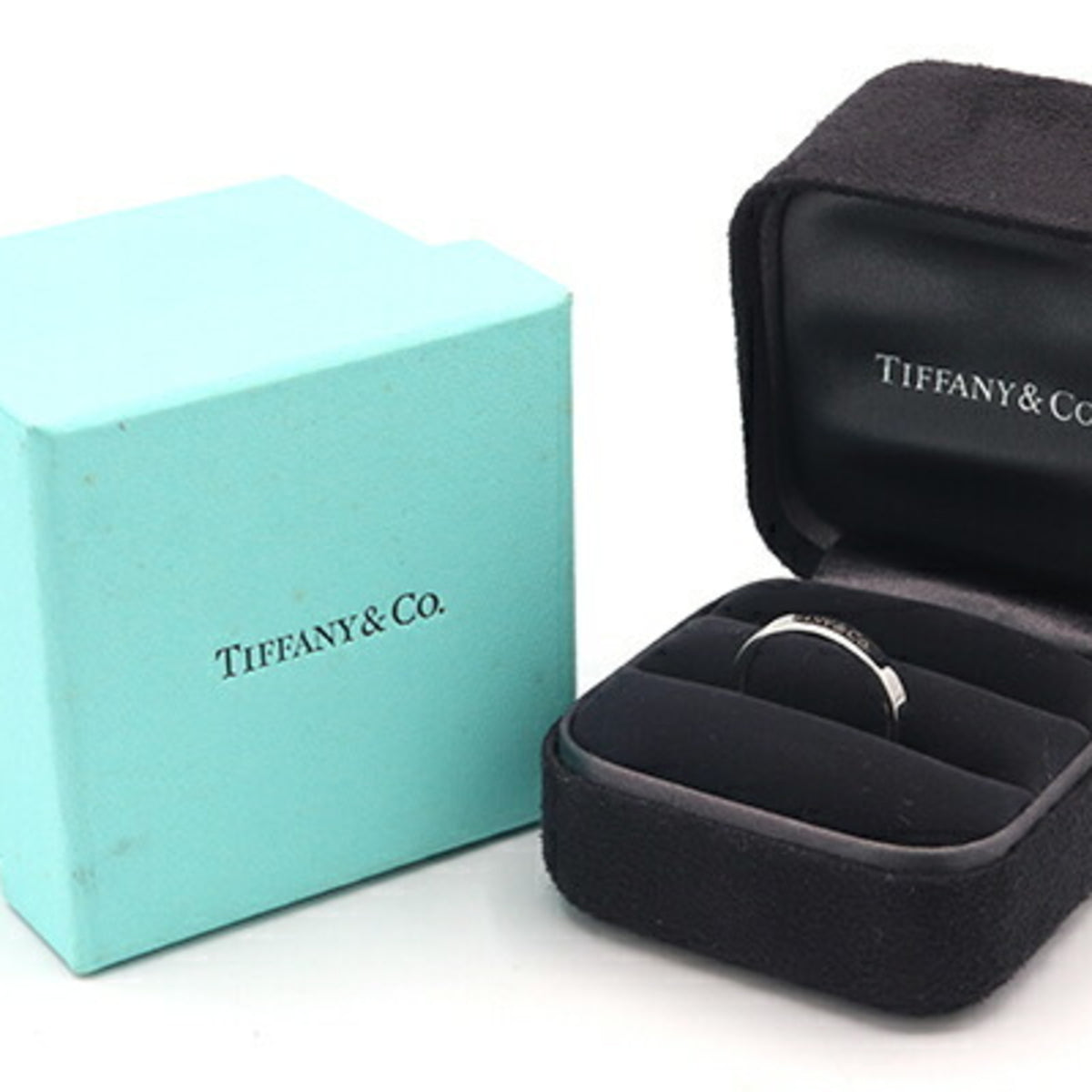 Tiffany Platinum 950 Band Ring (Pre-Owned)