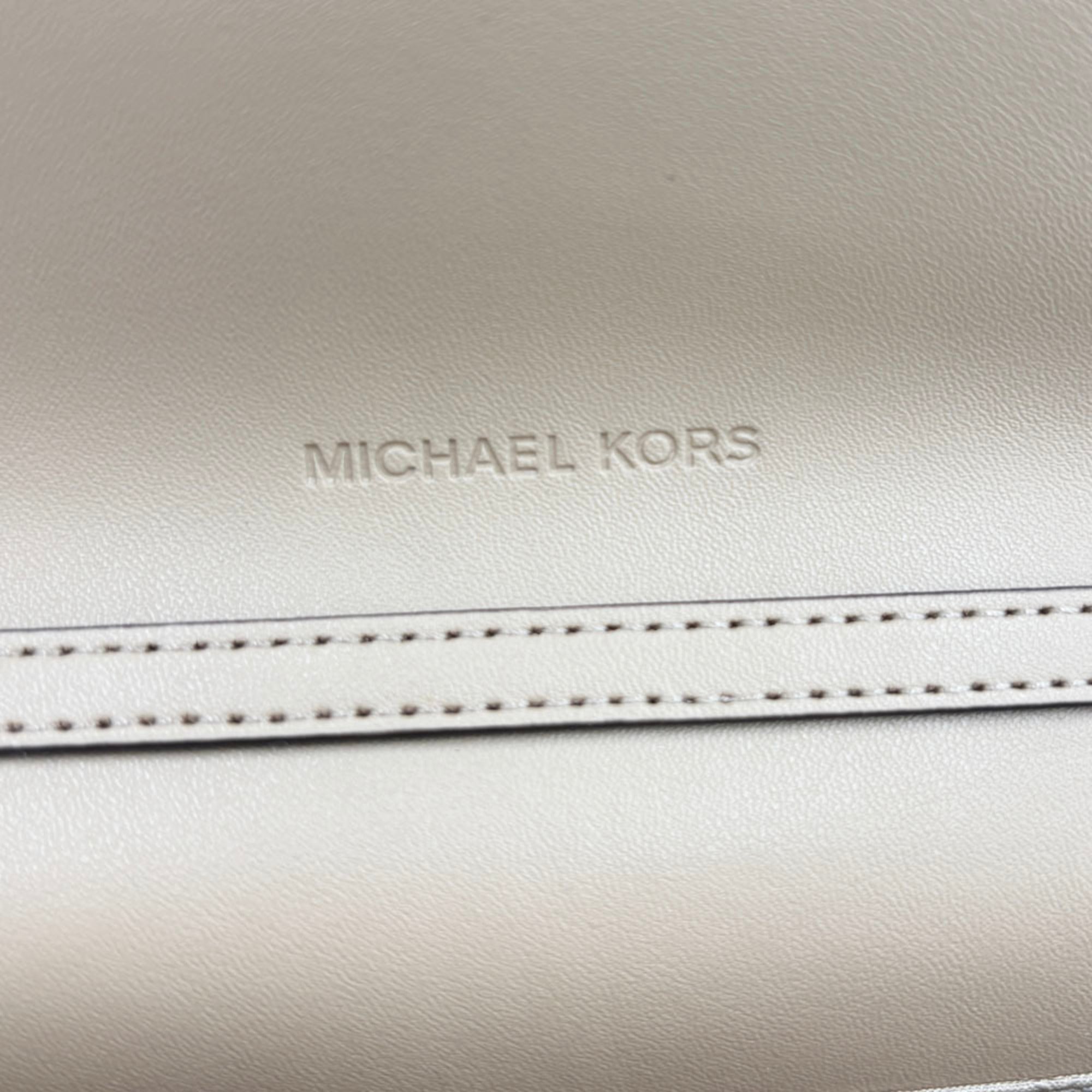 Michael Kors Gold Leather Chain/Shoulder Wallet (Pre-Owned)