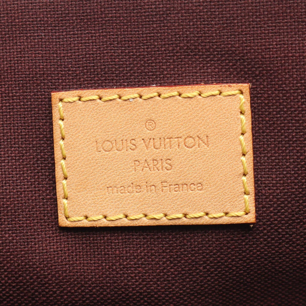Louis Vuitton Monogram Brown Coated Canvas Leather Handbag (Pre-Owned)