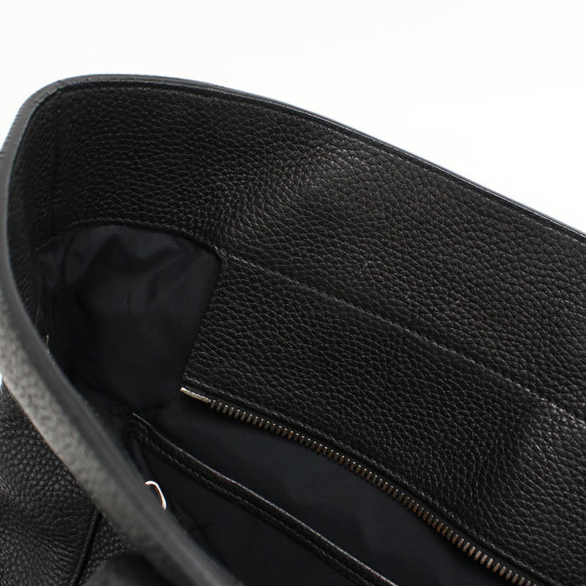 Salvatore Ferragamo Black Leather Tote Bag (Pre-Owned)