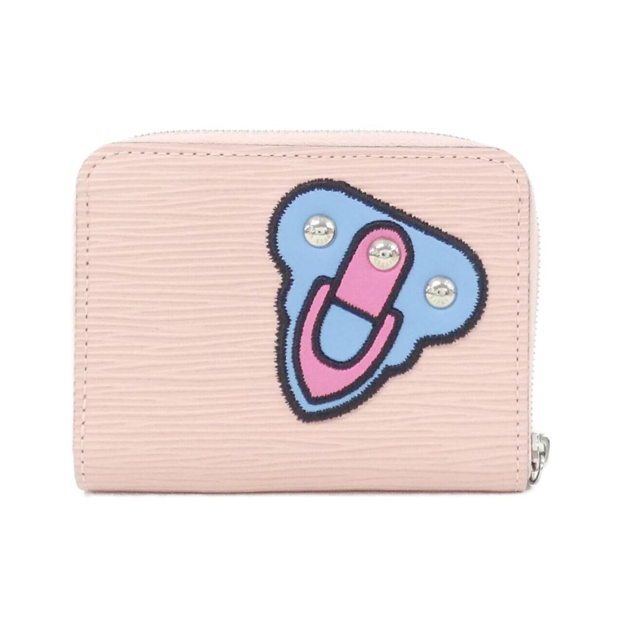 Louis Vuitton Pink Rose Ballerine Rose Leather Long Wallet (Bi-Fold) (Pre-Owned)