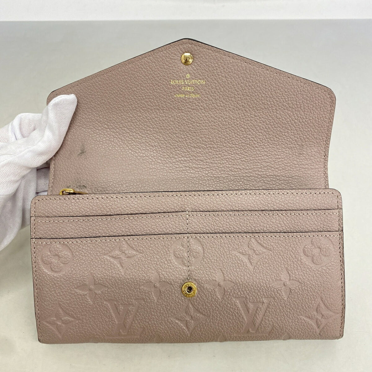 Louis Vuitton Tourterelle Long Wallet (Bi-Fold) (Pre-Owned)