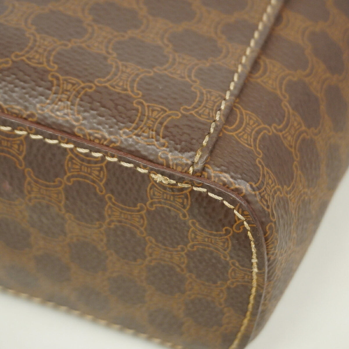 Celine Brown Pvc Vanity Bag (Pre-Owned)