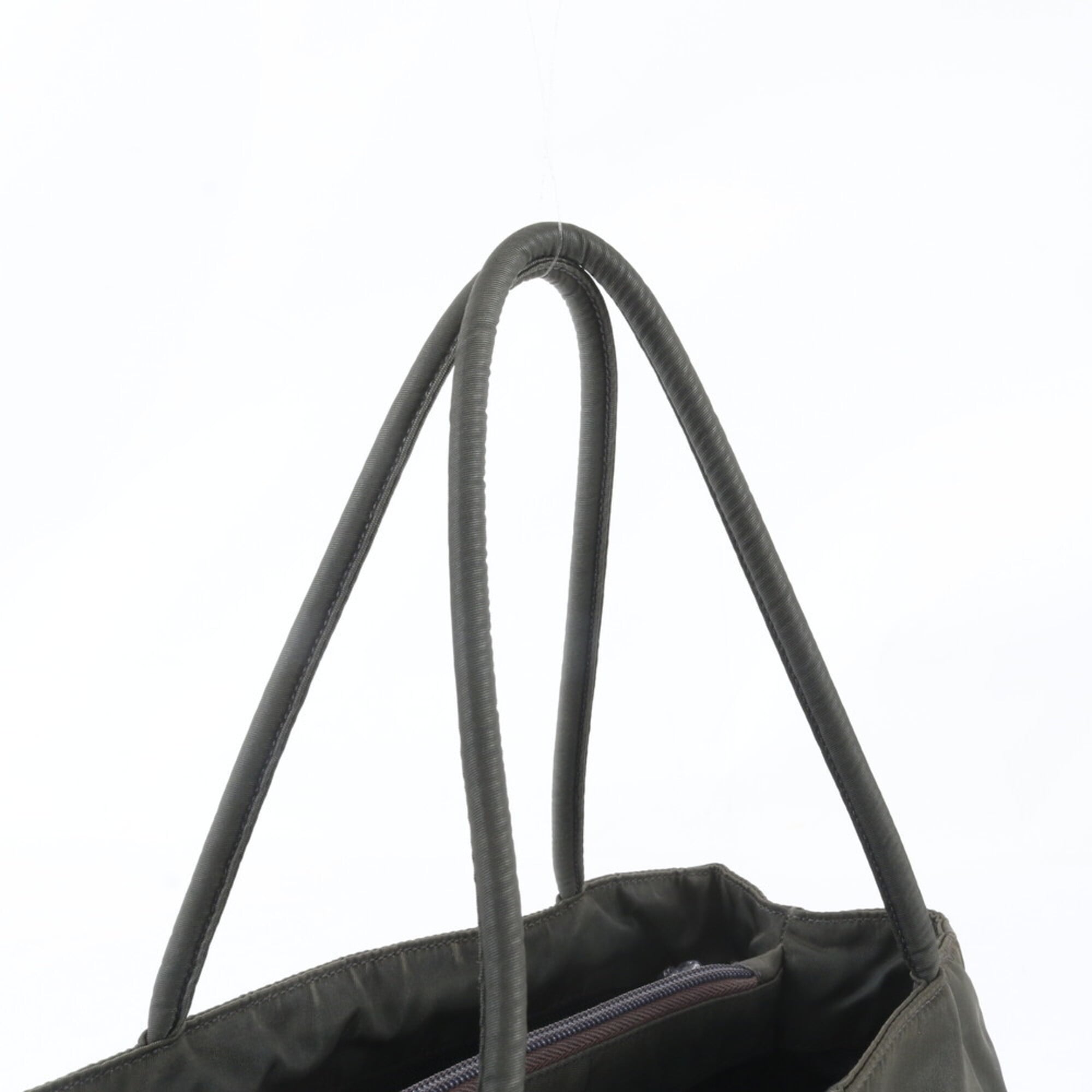 Prada Khaki Handbag Shoulder Bag Tote Bag (Pre-Owned)