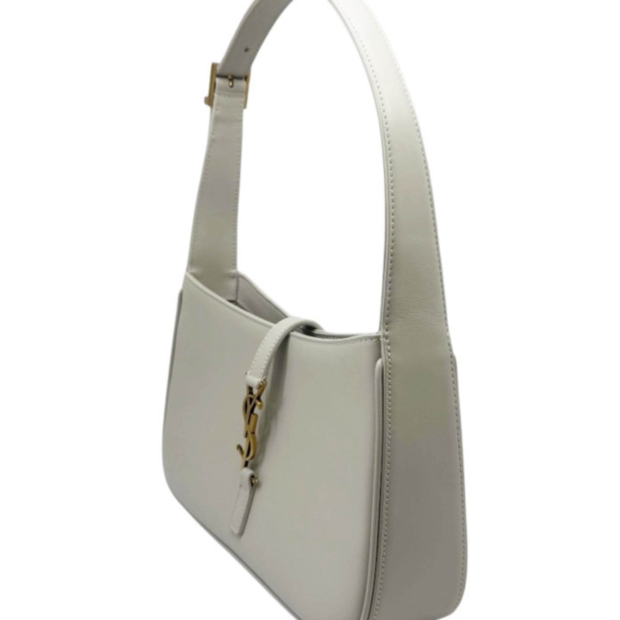 Saint Laurent Ivory Leather Handbag (Pre-Owned)
