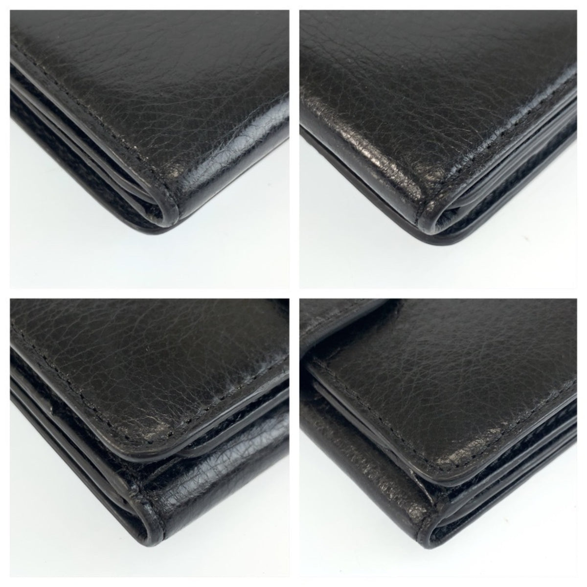 Celine Black Leather Wallet (Bi-Fold) (Pre-Owned)