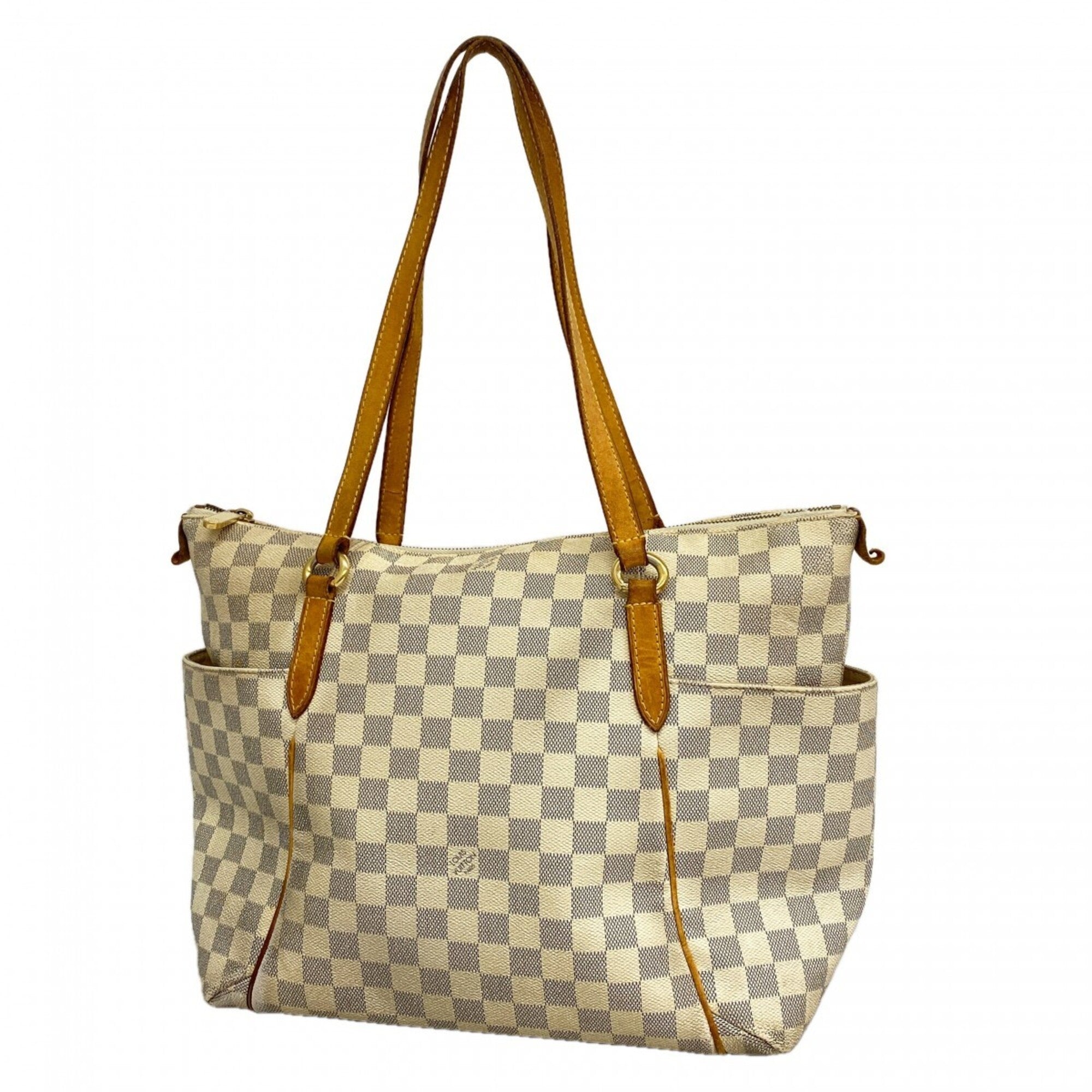 Louis Vuitton White Tote Bag (Pre-Owned)