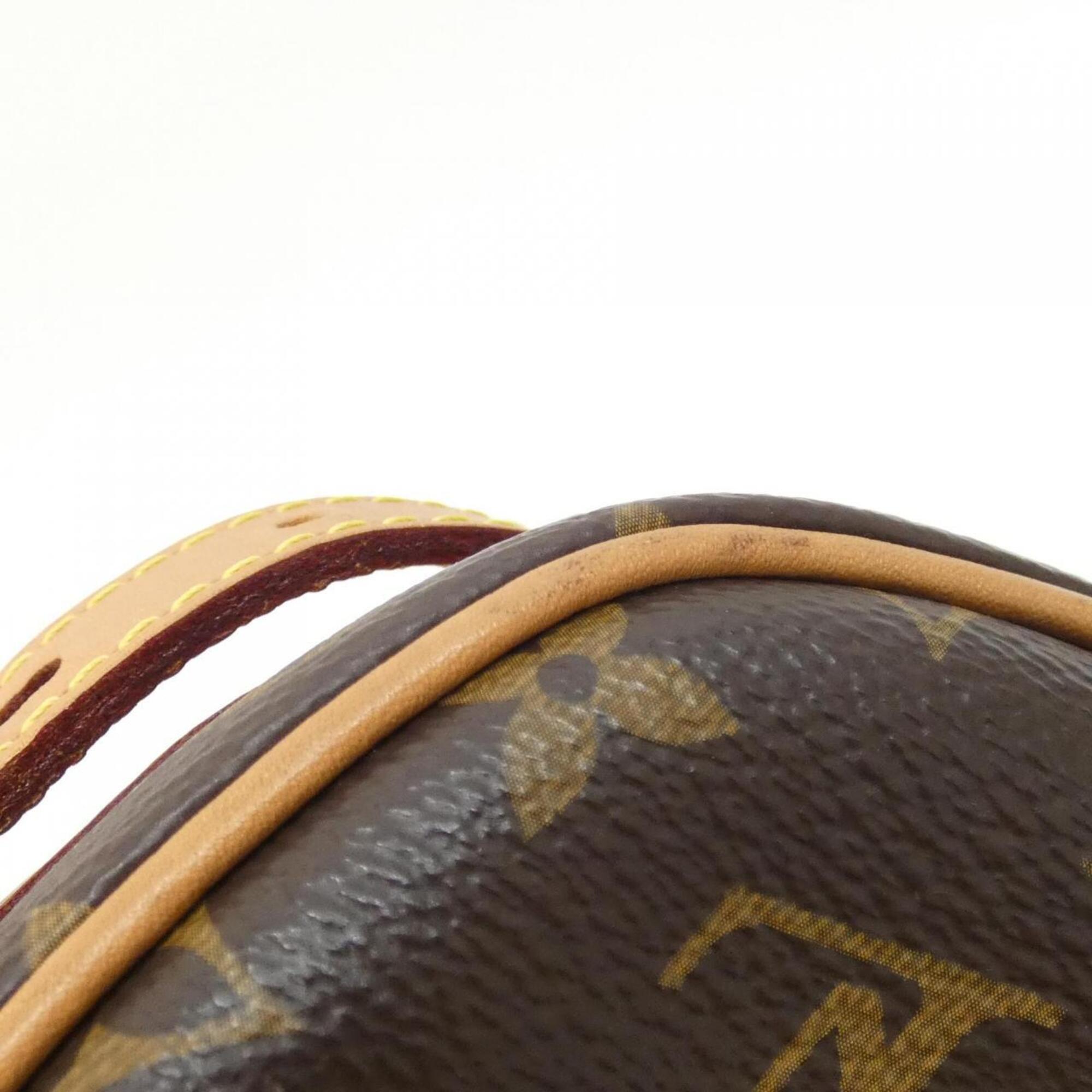 Louis Vuitton Marron Monogram Coated Canvas Shoulder Bag (Pre-Owned)