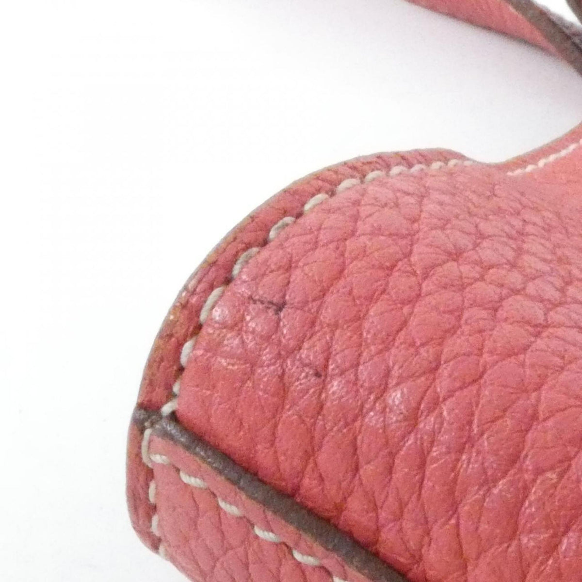 Hermes Bougainvillier Red Color Taurillon Clemence Leather Handbag (Pre-Owned)