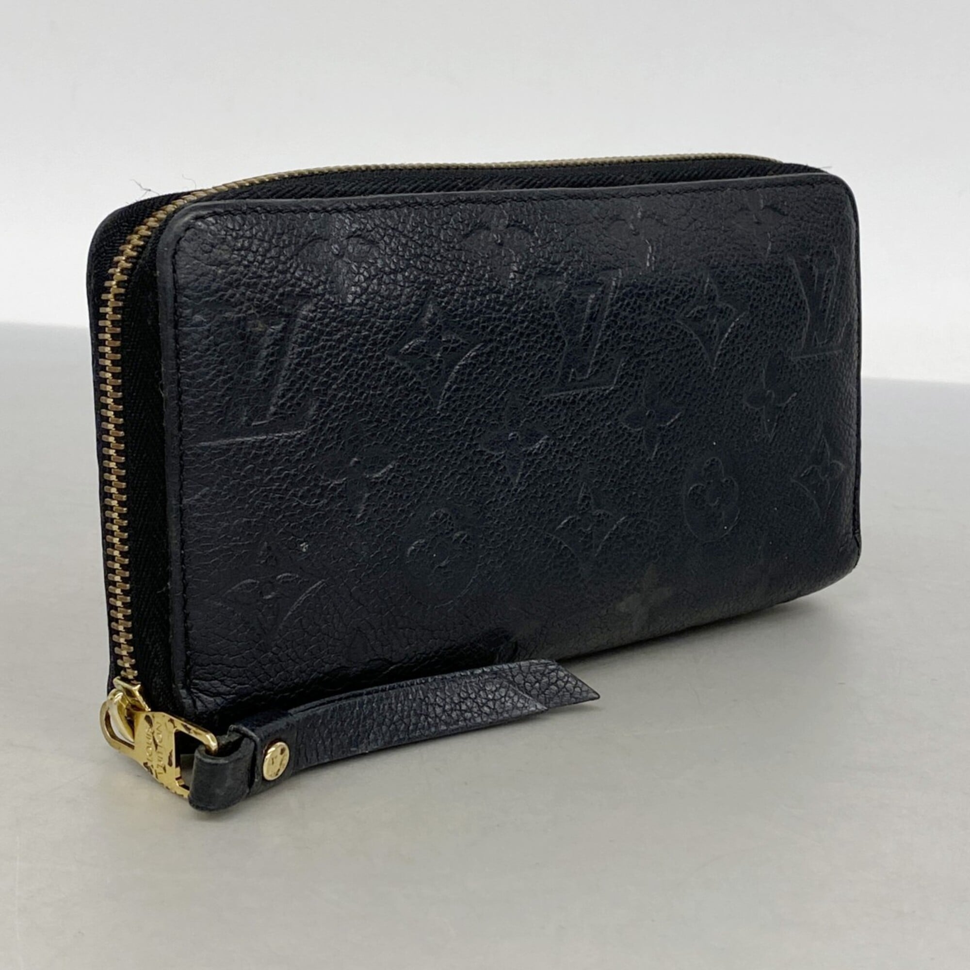 Louis Vuitton Noir Long Wallet (Bi-Fold) (Pre-Owned)