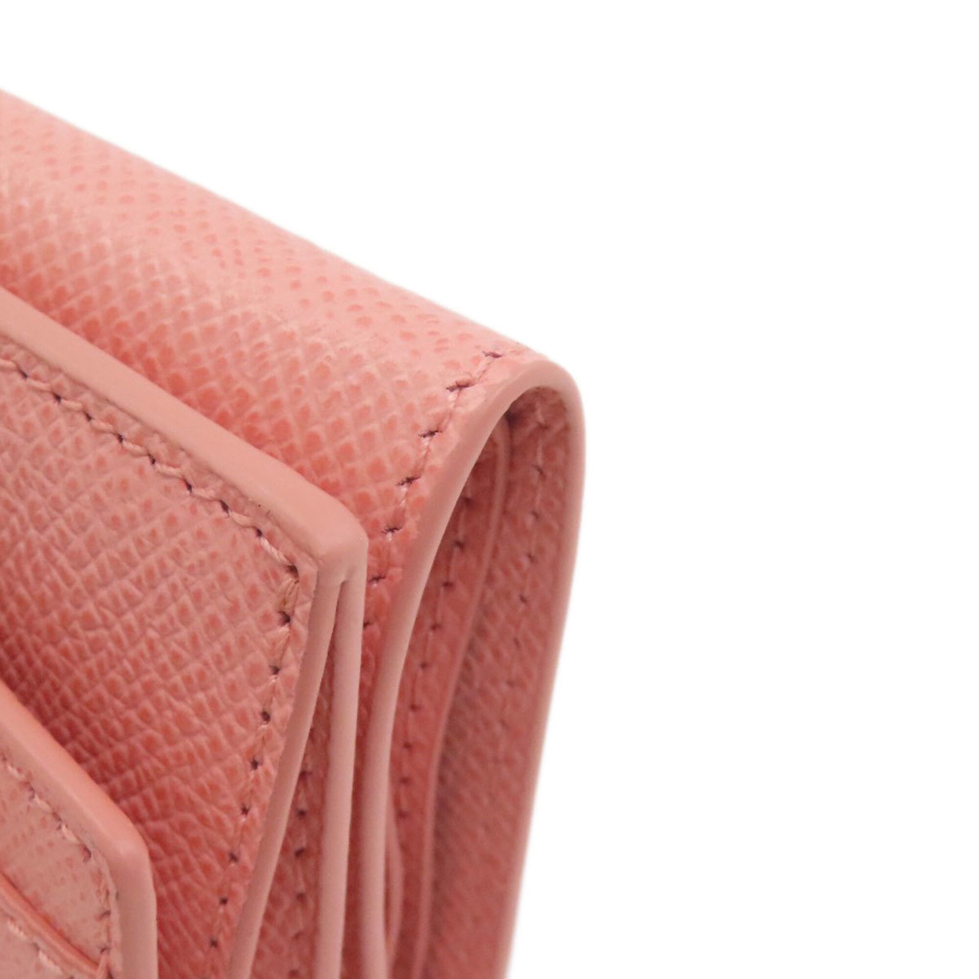 Salvatore Ferragamo Pink Leather Wallet (Bi-Fold) (Pre-Owned)
