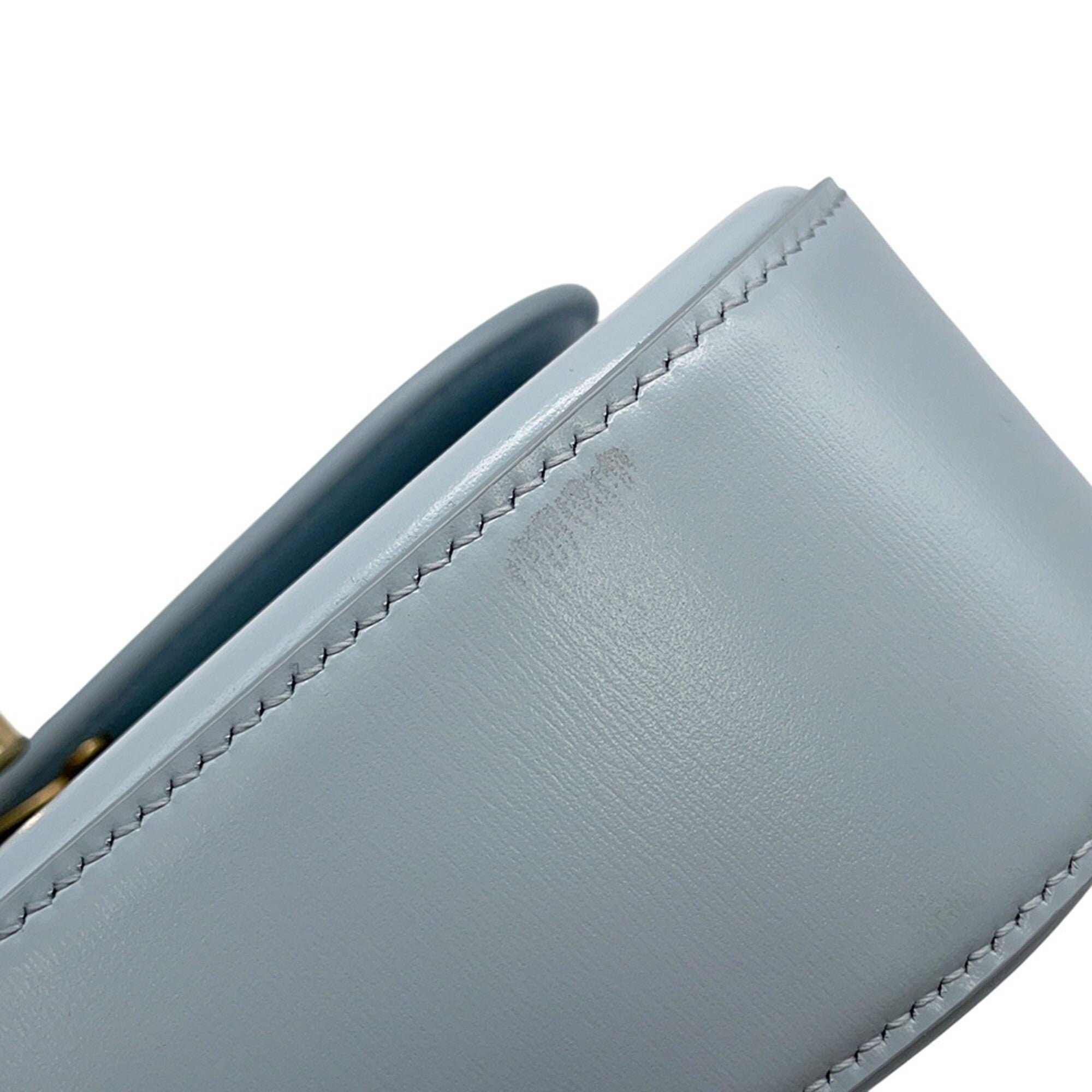 Celine Light Blue Leather Handbag (Pre-Owned)