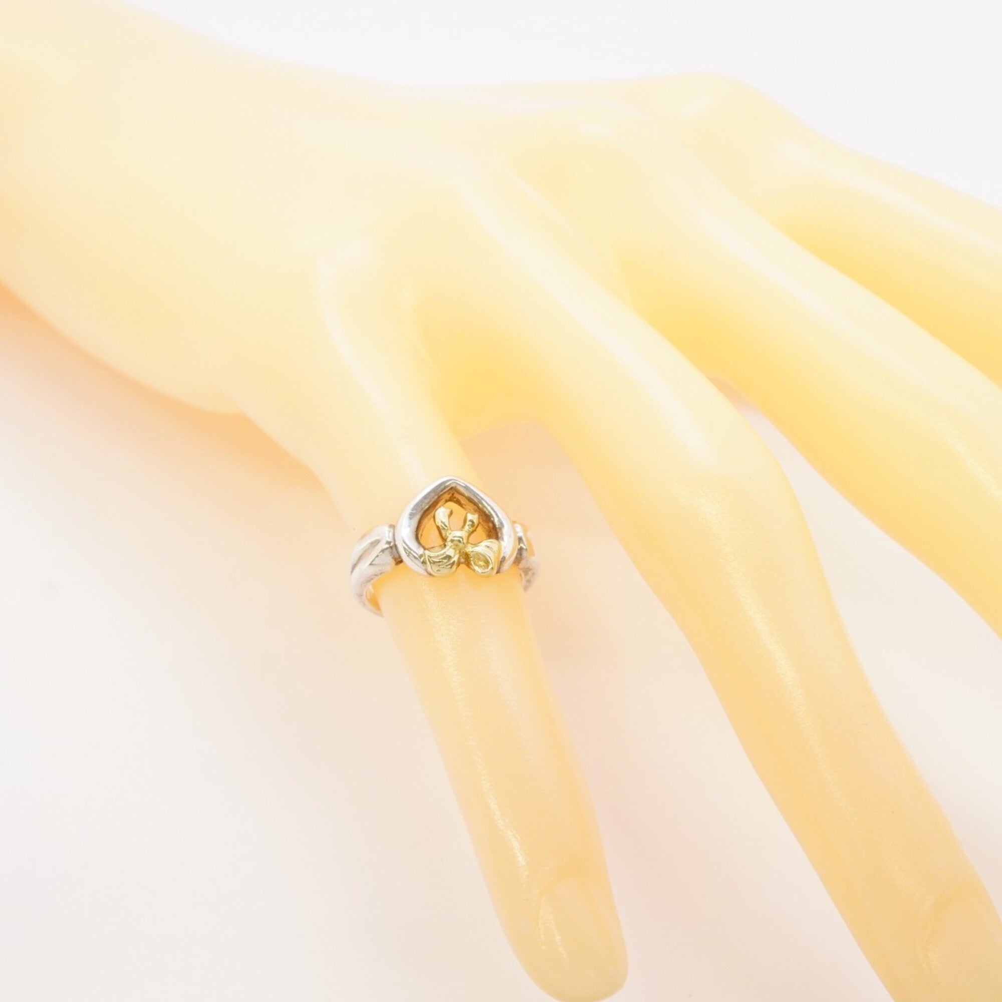 Tiffany Yellow Gold (18K) Silver 925 Band Ring (Pre-Owned)
