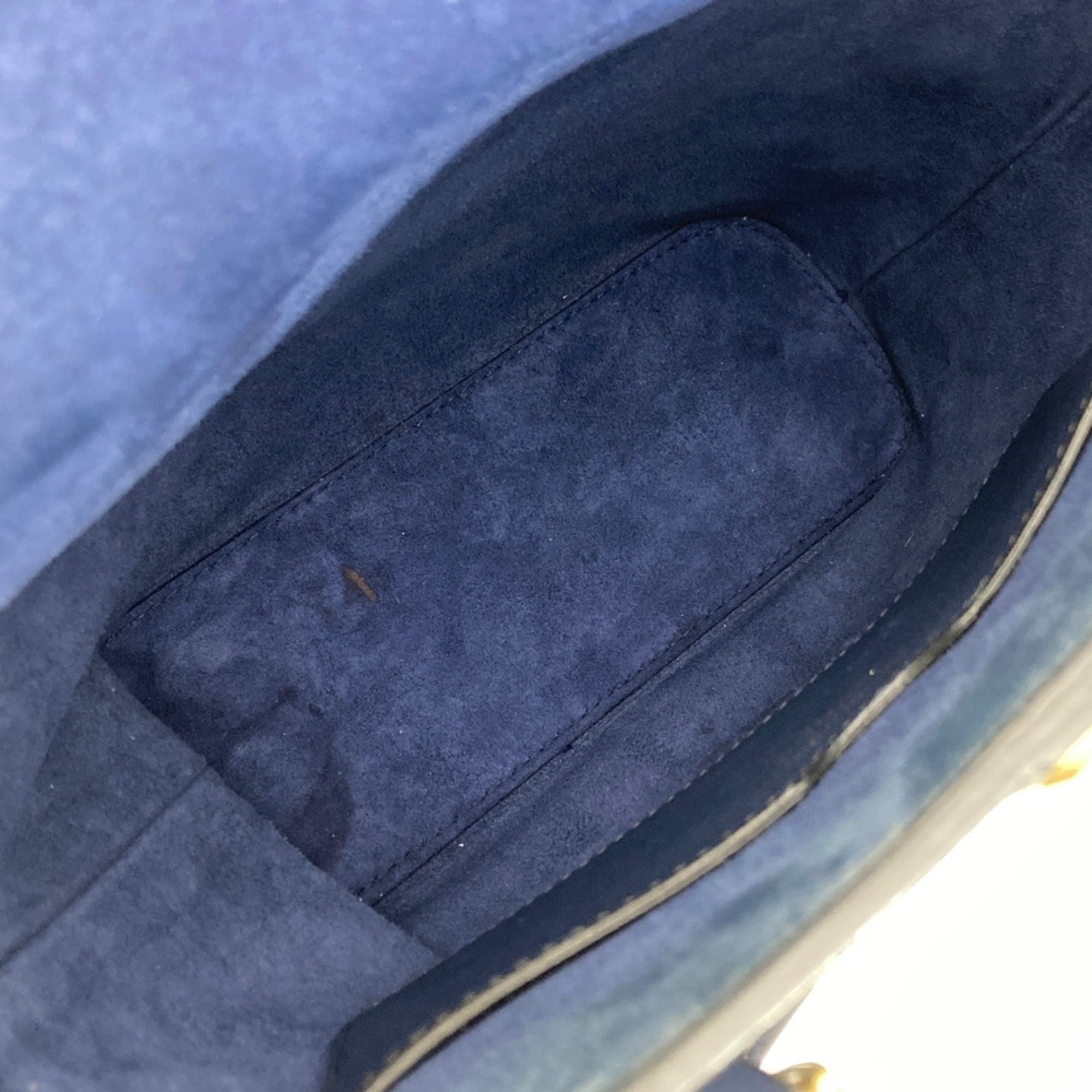 Christian Dior Navy Leather Handbag (Pre-Owned)