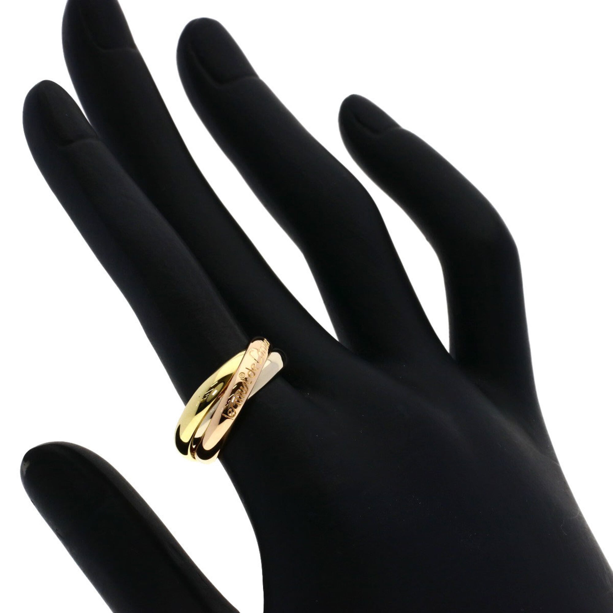 Cartier Yellow Gold (18K) Pink Gold (18K) White Gold (18K) Band Ring (Pre-Owned)