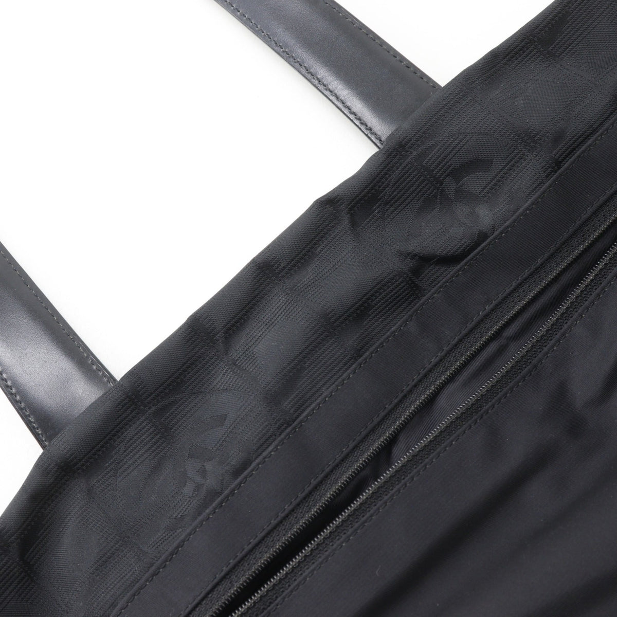 Chanel Black New Travel Line Tote Bag Weekend Bag (Pre-Owned)