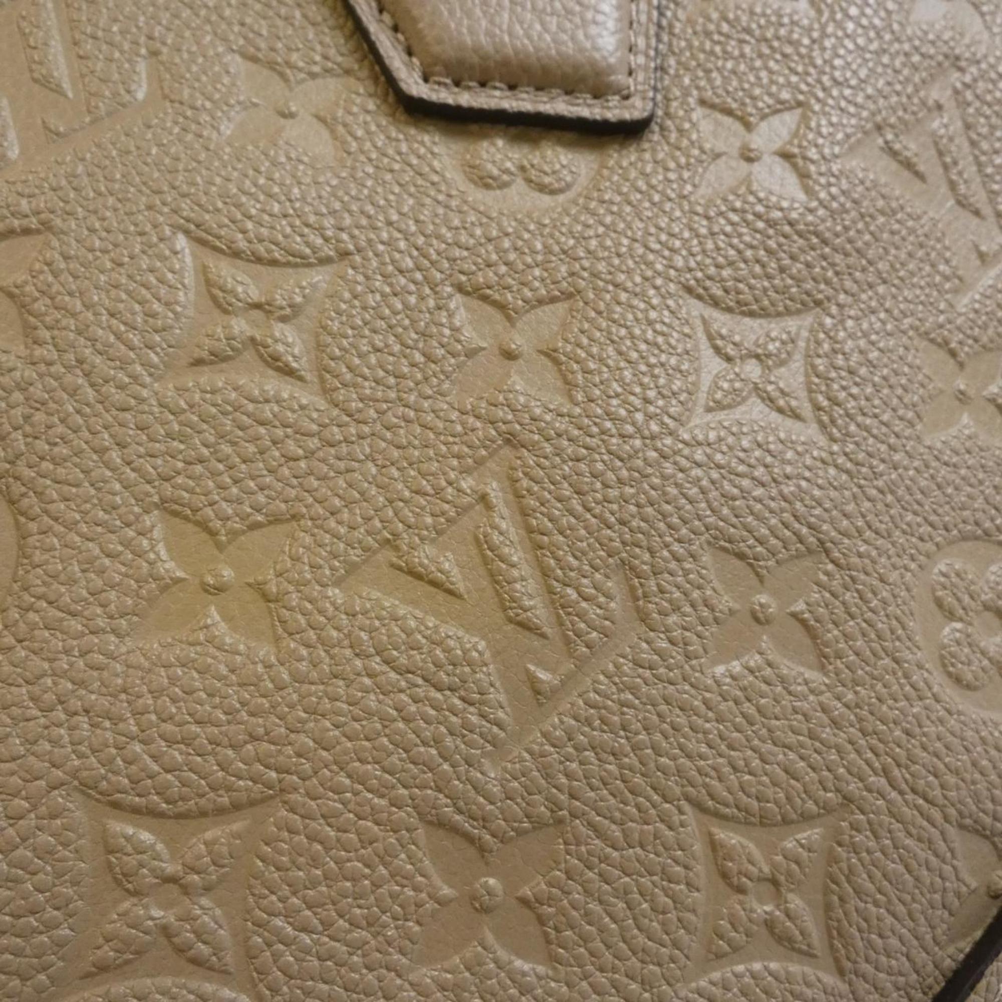 Louis Vuitton Tourterelle Leather Handbag (Pre-Owned)