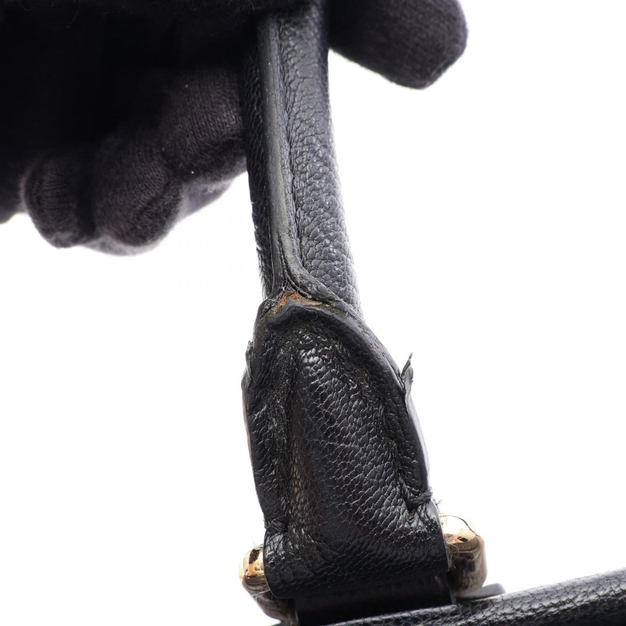 Loewe Black Leather Handbag (Pre-Owned)