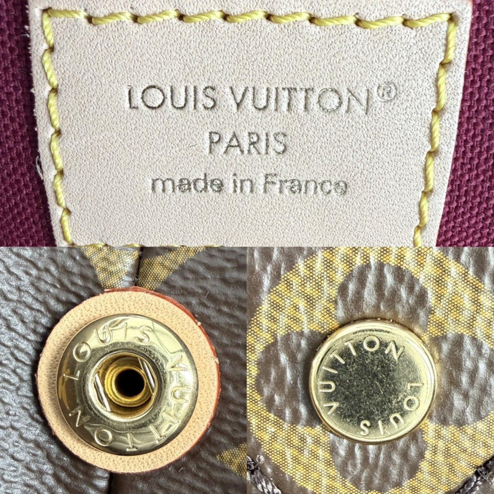 Louis Vuitton Brown Monogram Canvas Handbag Shoulder Bag (Pre-Owned)