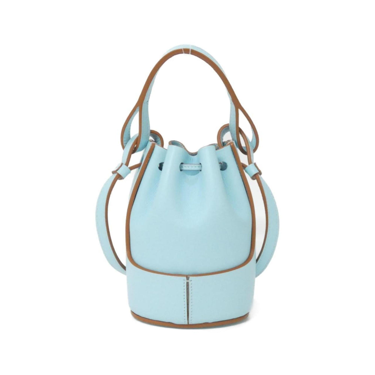 Loewe Blue Light Blue Leather Handbag Shoulder Bag (Pre-Owned)