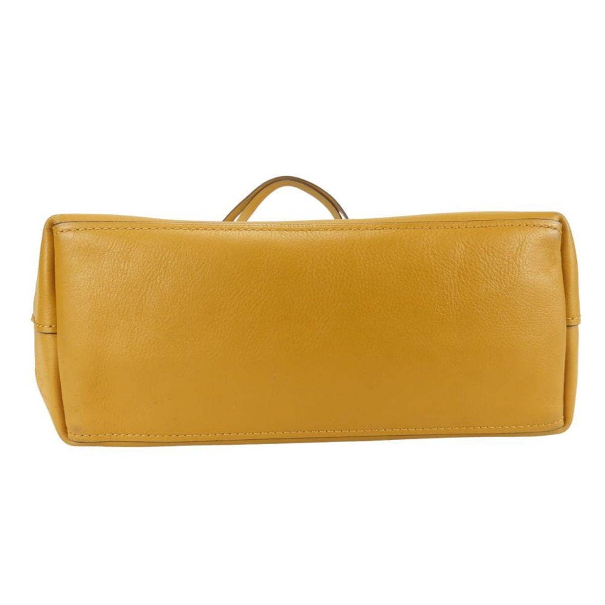 Coach Mustard Leather Tote Bag (Pre-Owned)