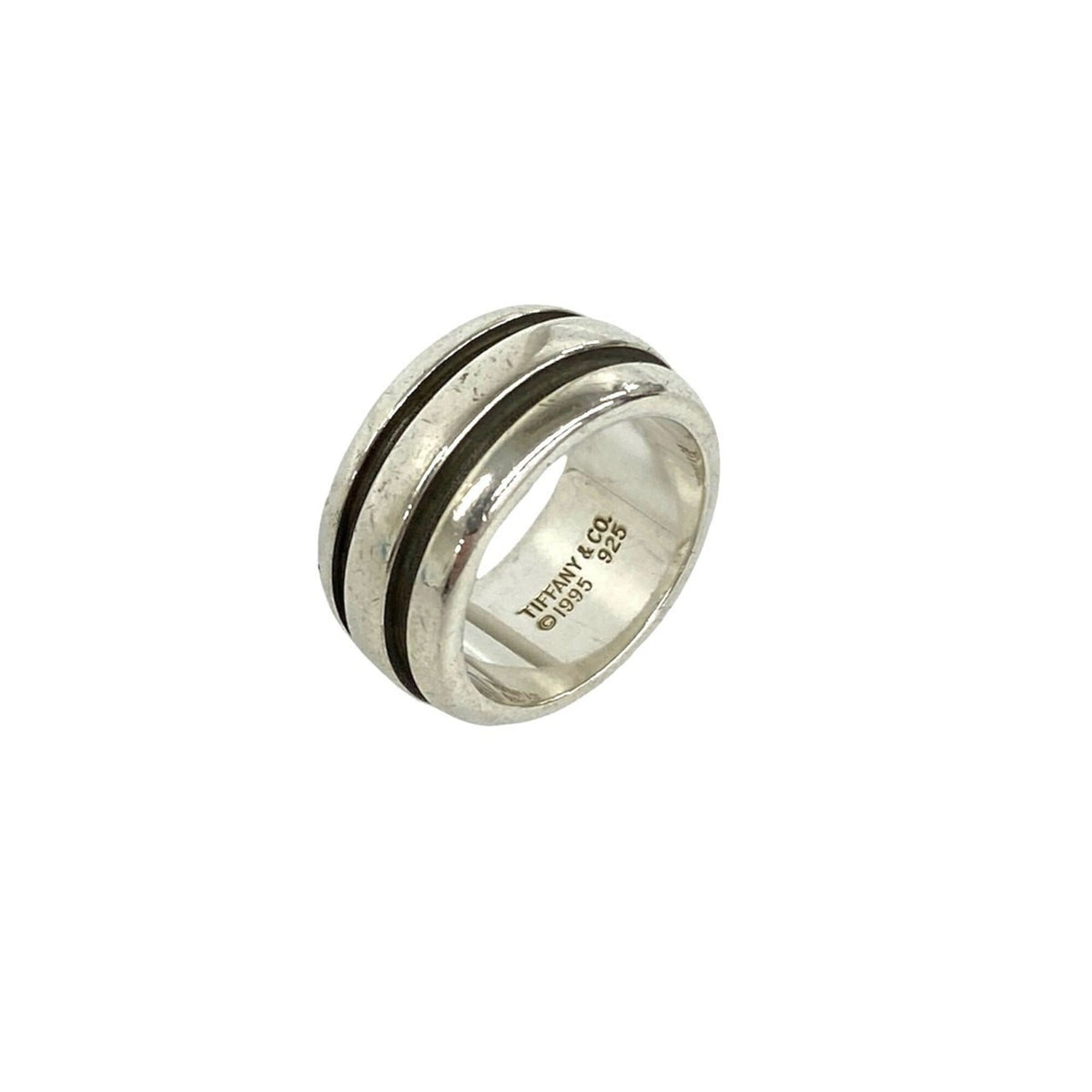 Tiffany Silver Silver 925 Band Ring (Pre-Owned)