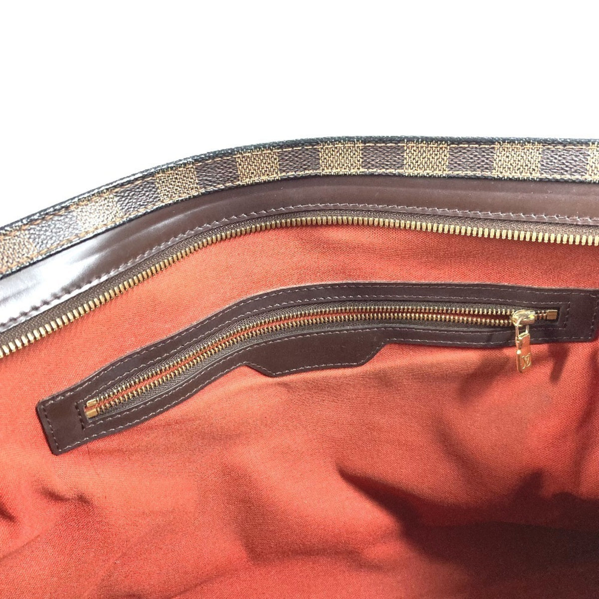 Louis Vuitton Brown Ebene Damier Canvas Shoulder Bag Tote Bag (Pre-Owned)