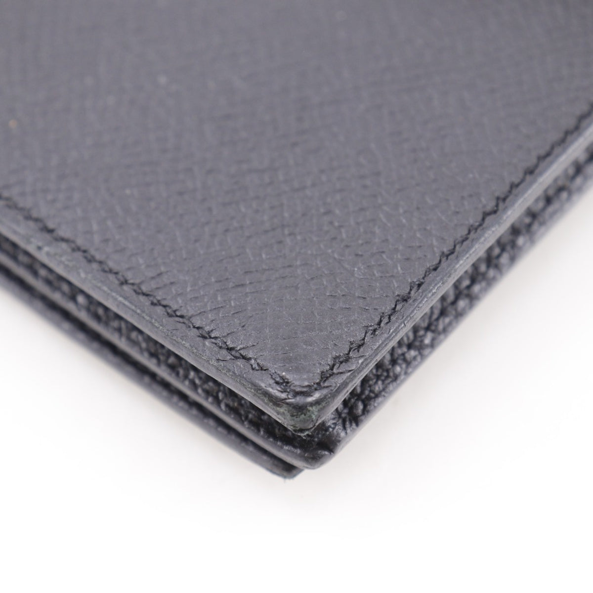 Hermes Black Epsom Leather Long Wallet (Bi-Fold) (Pre-Owned)