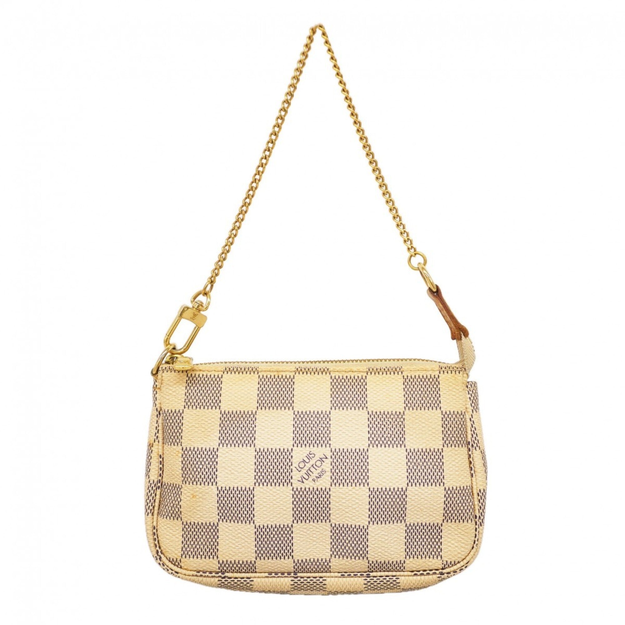 Louis Vuitton White Pouch (Pre-Owned)