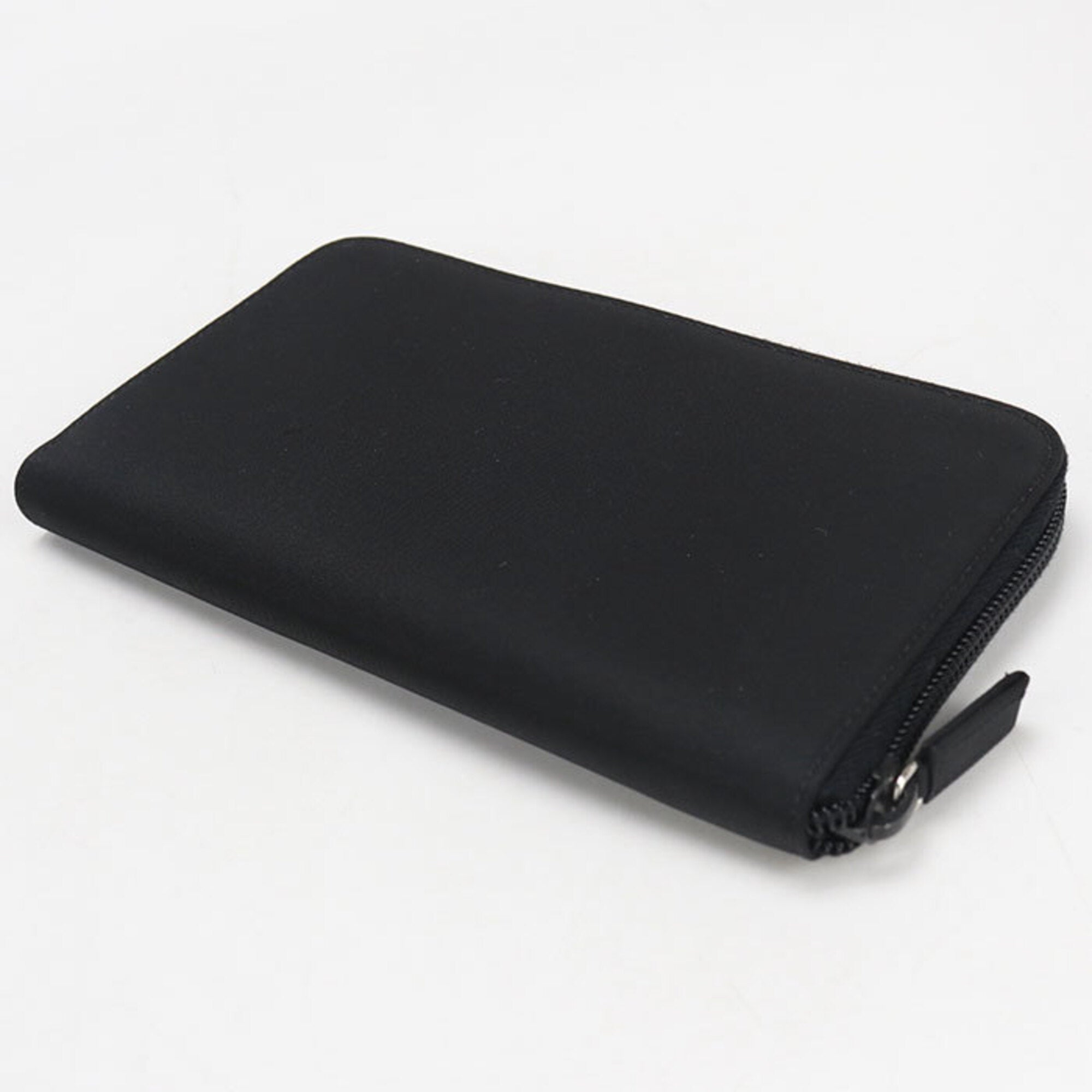 Prada Black Nylon Long Wallet (Bi-Fold) (Pre-Owned)